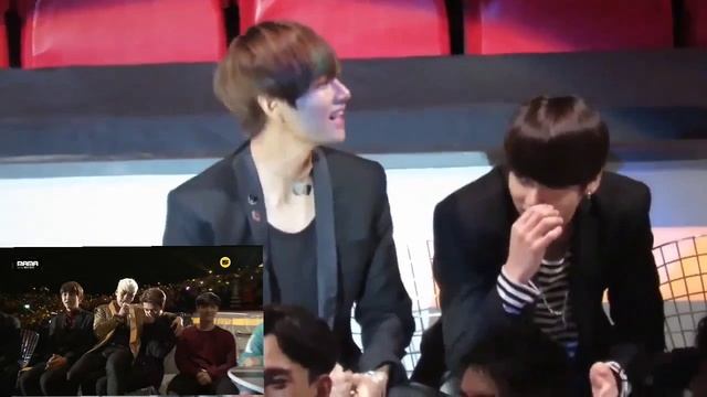 Bts V и Чонгук реакция на big bang bae bae in MAMA 2015