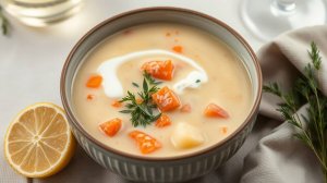 Секрет идеального ужина: сливочный Суп с консервированной Горбушей — просто, быстро, восхитительно!