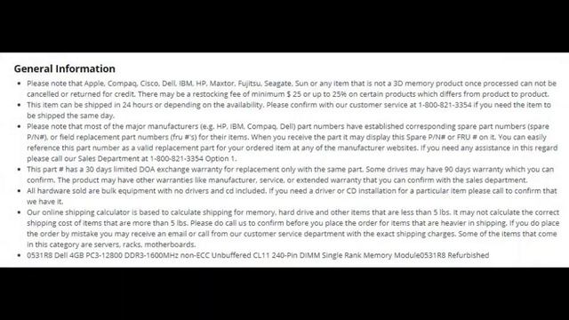 4GB PC3-12800 DDR3-1600MHz non-ECC Unbuffered CL11 240-Pin DIMM Single Rank Memory смотреть онлайн