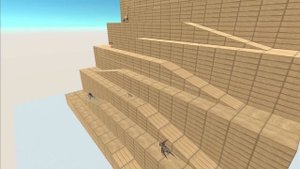 Dinosaur speed race. Zigzag mountain running down course! | Animal Revolt Battle Simulator