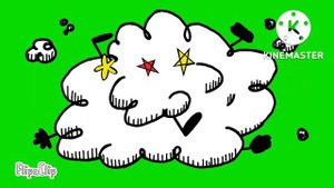 fight cloud green screen but with stars V2 (free to use) (plaese dont replase this fight cloud)