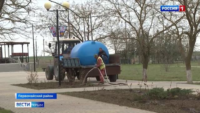 В посёлке Первомайское высадили 500 деревьев в рамках акции «Сад памяти»
