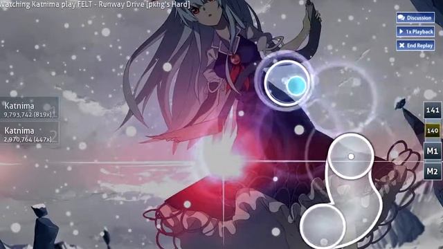 [osu!] FELT - Runway Drive 【pkhg's Hard】 смотреть онлайн