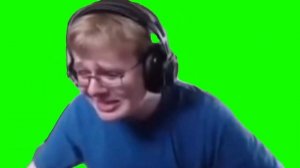 CallMeCarson Crying Green Screen