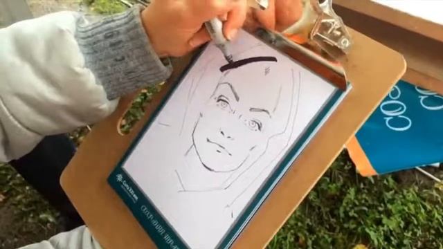 Художник на мероприятие на фестивале Традиция2