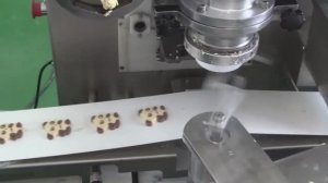 Производство струннорезаное печенье Пандочка (400х600 противень)panda cookie. Укладка на противень.