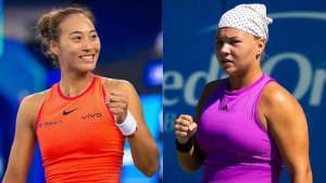 26.10.24. Чжэн Циньвэнь - Диана Шнайдер. WTA 500 Tokyo. Zheng Qinwen - Diana Shnaider