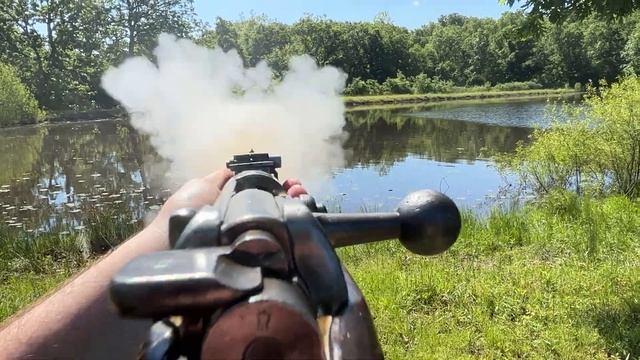 Стрельба из немецкого Маузера 71×84 от первого лица