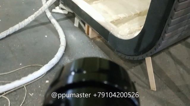 Напыление ППУ. Каркасный дом.