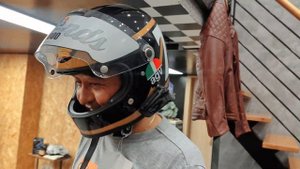 #AGV #X3000 #Barry #Sheene #Limited #Edition & #Cardo #Packtalk #BLACK