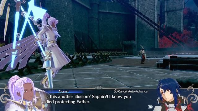 Fire Emblem Engage - Saphir vs Evil Alcryst battle dialogue смотреть онлайн