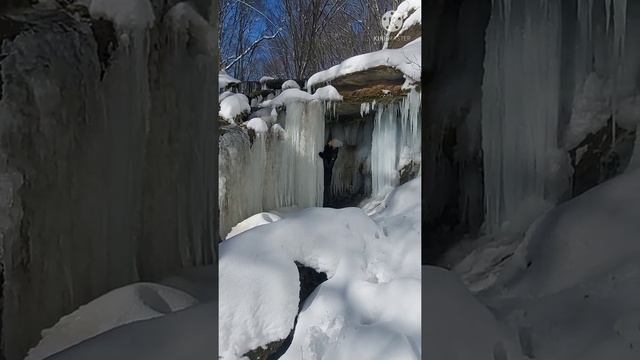 Травертиновый водопад (Татараское городище) Ставрополь.