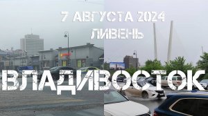 Владивосток ливень,непогода (7 августа 2024).