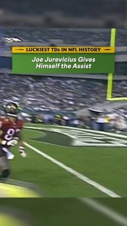 LUCKIEST TOUCHDOWNS in NFL History: Joe Jurevicus gives himself the Assist