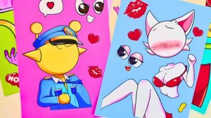 Издание Sprunki Sinner для ДЕВОЧЕК с модом SUS, но с книгой наклеек POLICE SIMON