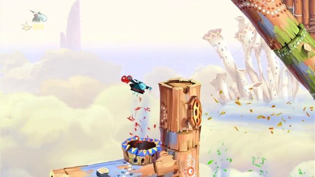 Rayman Origins. 11. Этап Wind or lose