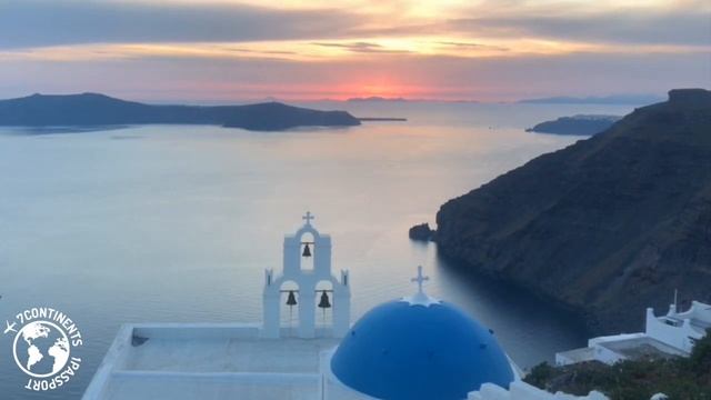 Santorini Sunset Time Lapse