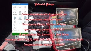 Возможности программ Car Scanner и Hod Drive на SY Kyron,
Читаем  ELM 327 , АКПП ABS, ESP, SRS, TOD