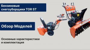 Обзор бензиновых снегоуборщиков торговой марки TOR