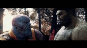 Hulk vs Thanos -Fight Scene(Wakanda Battle) Avengers: Infinity War | Alternate Ending