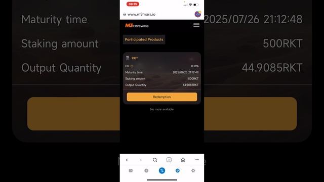 M3DAO Стейкинг токенов.