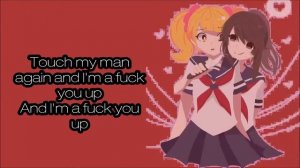 ~YANDERE SIMULATOR~ Crazy Possessive by Kaci Battaglia Lyric Video