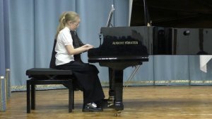 Малышева Варвара, 11 лет, Ф.Мендельсон "На крыльях песни"