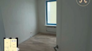 Идеальная планировка 45,52 м² с ремонтом под ключ в ЖК Каштановая роща