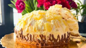 ТОРТ, который понравится многим...🍰🍍🍫 😋 Рецепт в описании ✍️