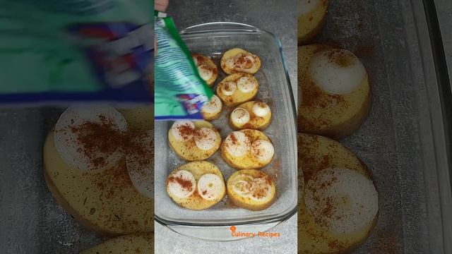 КАРТОФЕЛЬ ПО-ДЕРЕВЕНСКИ В ДУХОВКЕ #по-деревенски #картошкавдуховке  #запеченнаякартошка #food
