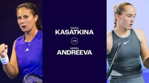 20.10.24. Дарья Касаткина - Мирра Андреева. WTA 500 Ningbo. Darya Kasatkina - Mirra Andreeva