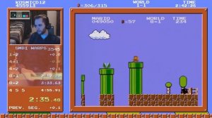 Super Mario Bros. Speedrun World Record in 4:55:646