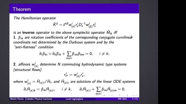 Seminar GDEq. New variational principles for one-dimensional gas dynamics ...