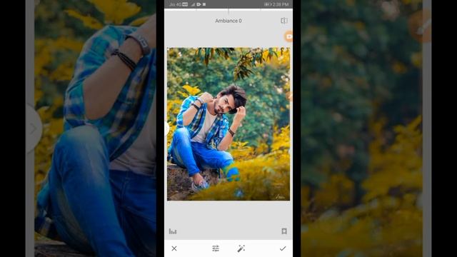 Snapseed Background Editing Blue and Green #shani_editor Photo Editing