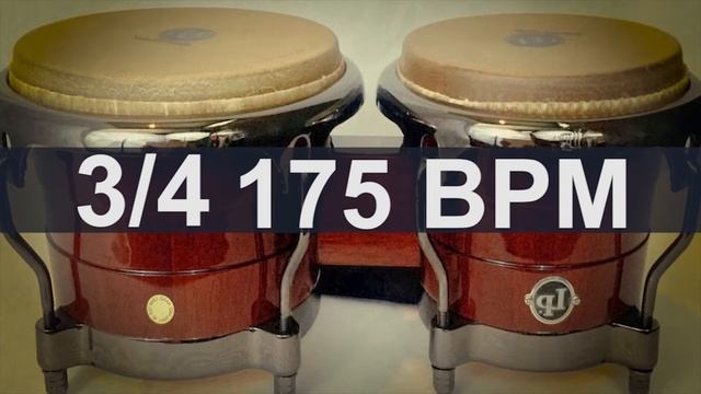 🔴 175 BPM 3/4 Bongós Metronome смотреть онлайн