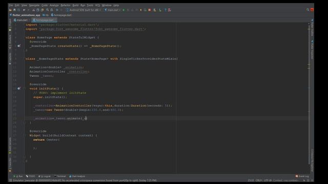 Flutter Tutorial - Flutter Animation Basics Part 1