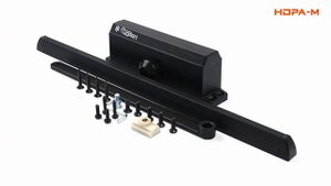 Доводчик НОРА М №4S Slider от 70 до 110 кг черный морозостойкий со скользящей тягой