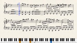 Hexagon Force - Waterflame|Piano