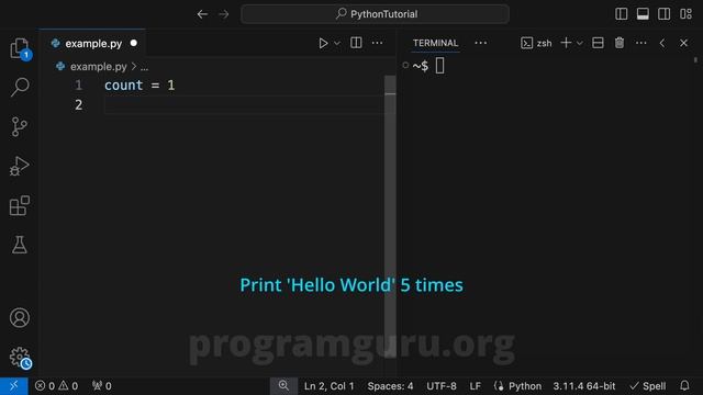 Python While Loop - Flow Chart, Syntax, and Examples - ProgramGuru