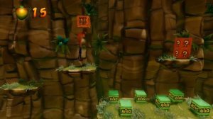 Crash Bandicoot 2- (Turtle Woods) Blue Gem and All Boxes (N Sane Trilogy)