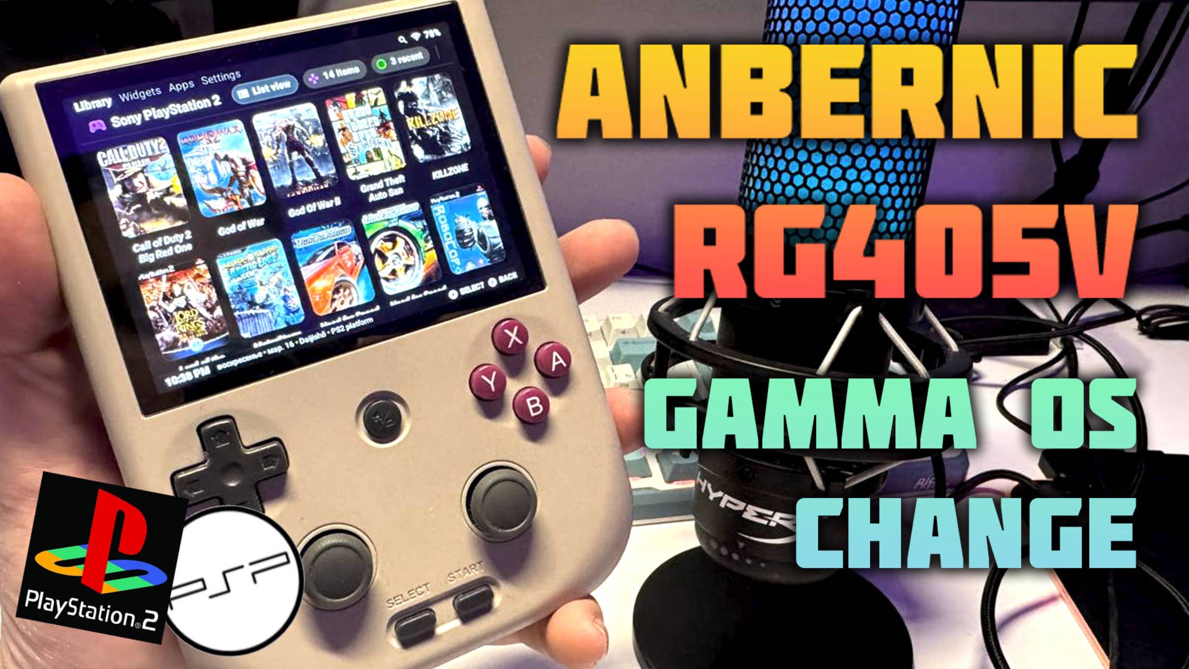 Anbernic RG405v/406v Gamma OS | Что изменилось?