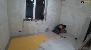 ДЕЛАЮ КРАСВИВЫЙ ПОЛ В ГАРДЕРОБНОЙ УРА ПЕРВАЯ МЕБЕЛЬ СОБРАНА САМАЯ ХОЛОДНАЯ КОМНАТА