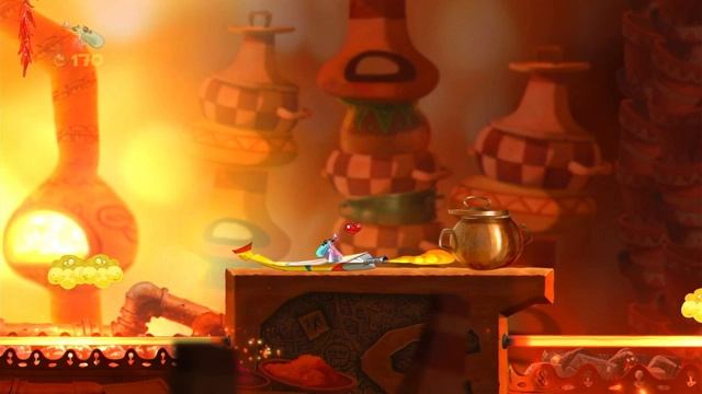 Rayman Origins. 18. Этап Piping hot!