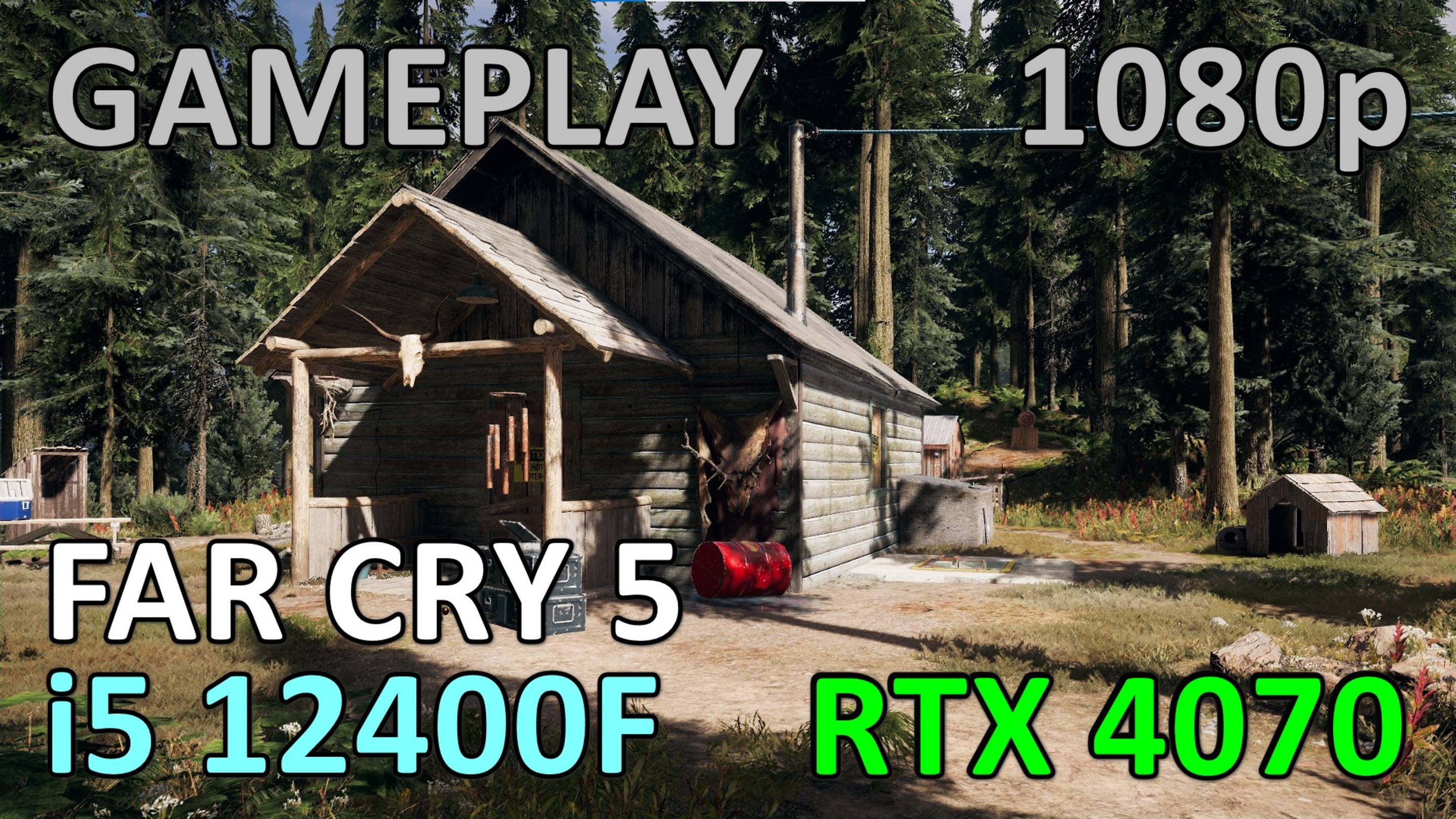 i5 12400F + RTX 4070 / FAR CRY 5 / GAME PLAY