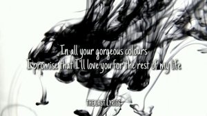 Niall Horan ~ Black And White (Lyrics)