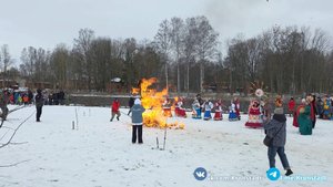 Сжигание чучела Масленицы – Кронштадт 2025 г.