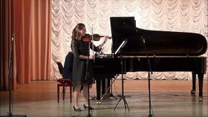 Irina Krasko plays N. Remizova violin concert part 1