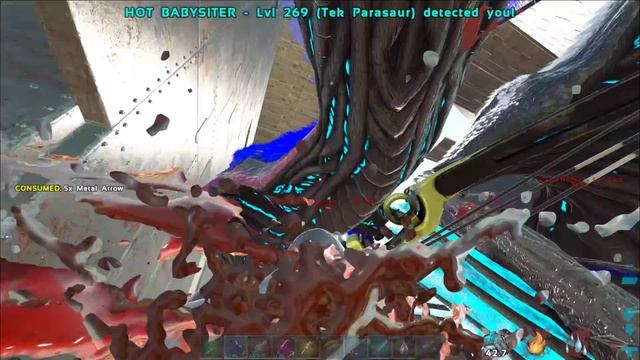 ARK Official PVP // [YSS] Wiping N3 Green TP on 367 and playing in Primes Dino Base X) смотреть онлайн