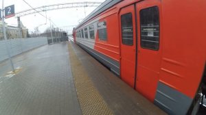 Электропоезд ЭД4М-0247 платформа Яуза 27.11.2016