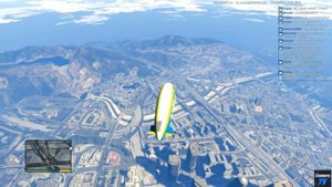 GTA Online: Эпичный полет на дирижабле и прыжок ... с парашютом?